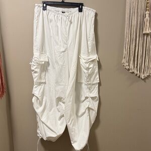 SHEIN White Cargo Pants